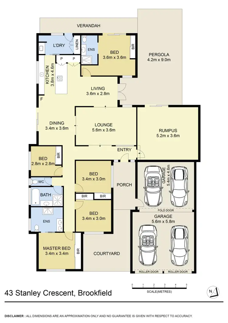 Floorplan of Homely house listing, 43 Stanley Crescent, Brookfield VIC 3338