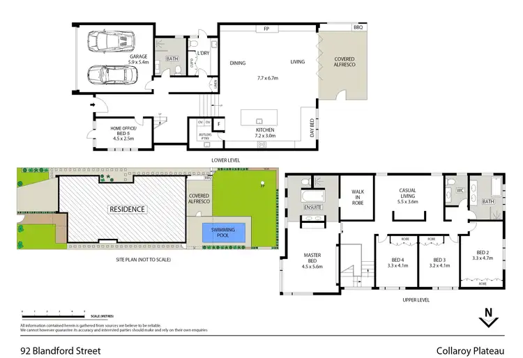 Floorplan of Homely house listing, 92 Blandford Street, Collaroy Plateau NSW 2097