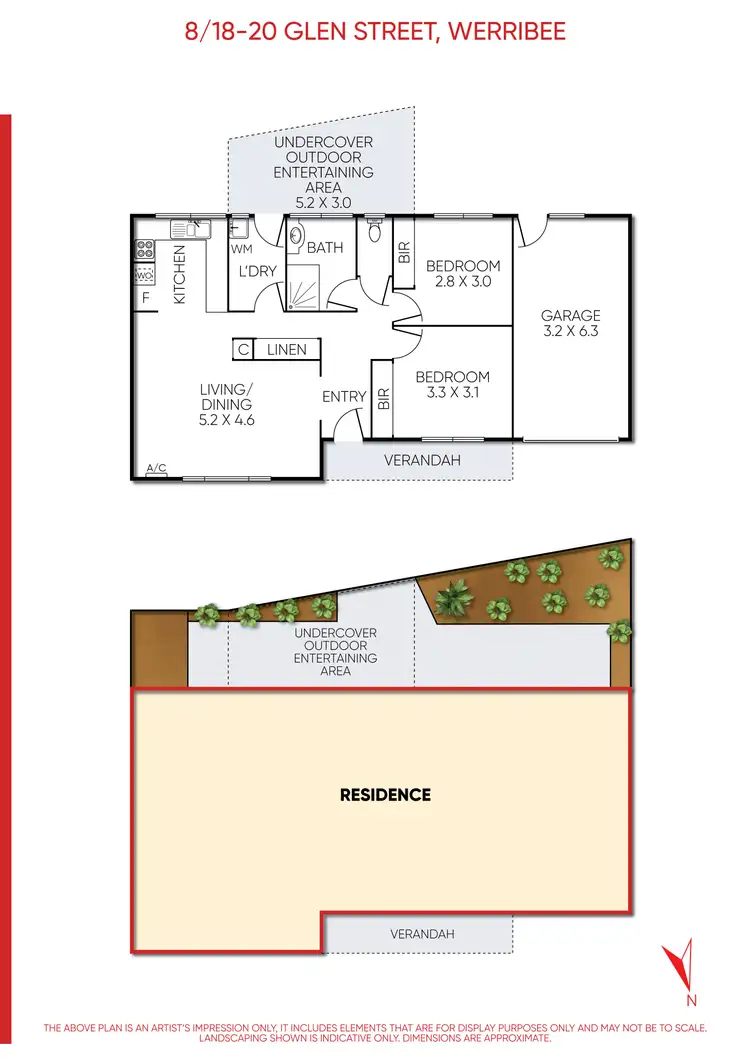 Floorplan of Homely unit listing, 8/18-20 Glen Street, Werribee VIC 3030