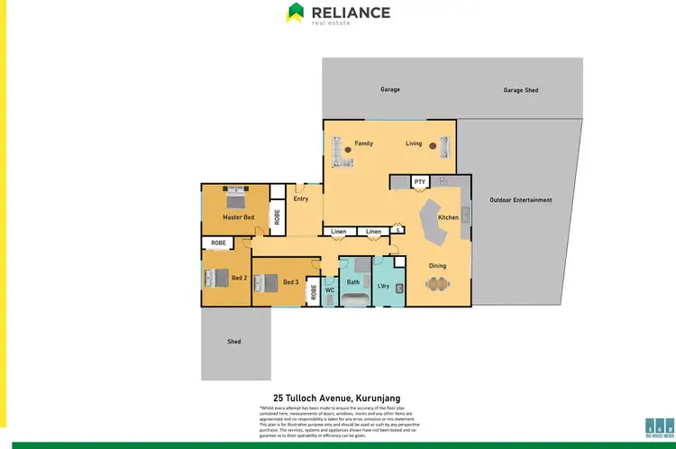 Floorplan of Homely house listing, 25 Tulloch Avenue, Kurunjang VIC 3337