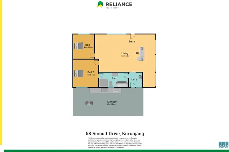 Floorplan of Homely house listing, 58 Smoult Drive, Kurunjang VIC 3337