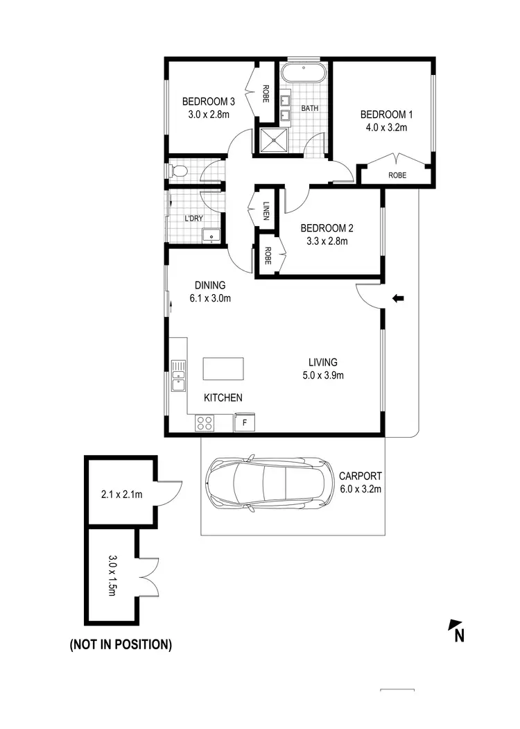 Floorplan of Homely house listing, 1A Ironbark Road, Bendigo VIC 3550