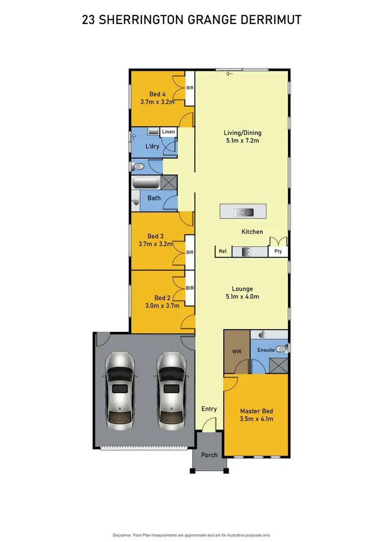 Floorplan of Homely house listing, 23 Sherrington Grange, Derrimut VIC 3026