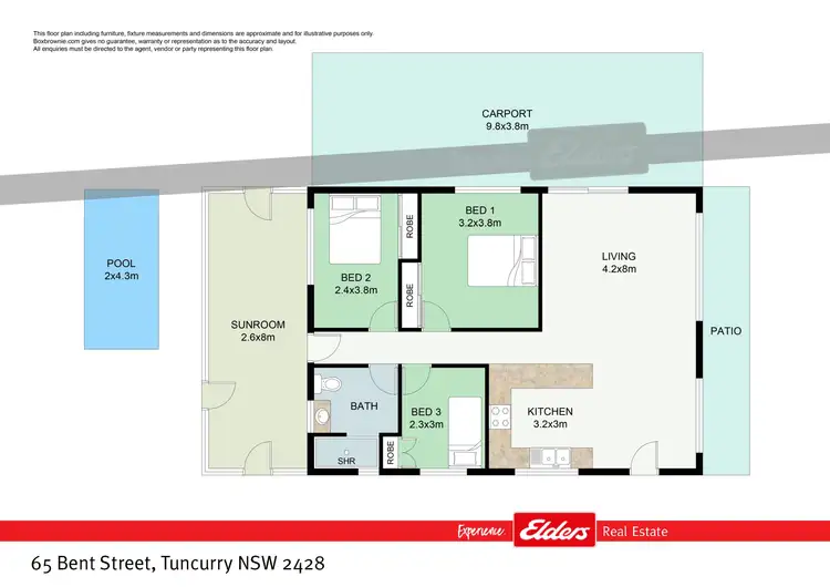 Floorplan of Homely house listing, 65 Bent Street, Tuncurry NSW 2428