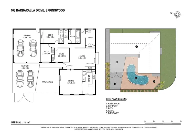 Floorplan of Homely house listing, 108 Barbaralla Drive, Springwood QLD 4127