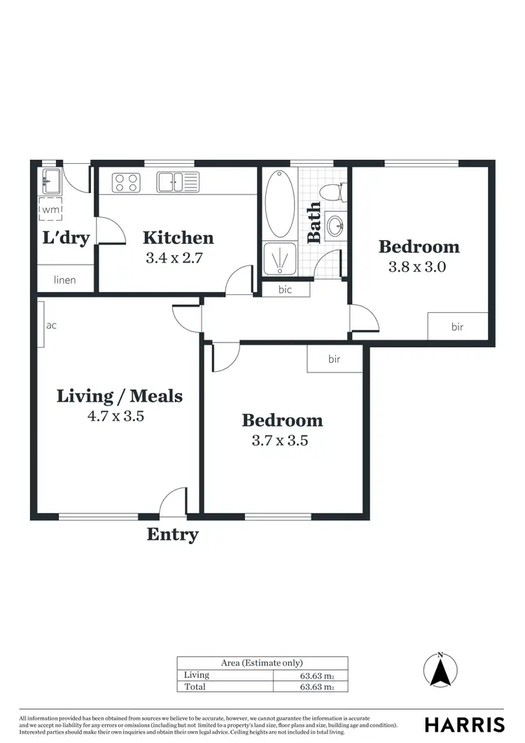 Floorplan of Homely unit listing, 15/27 Tudor Street, Dulwich SA 5065