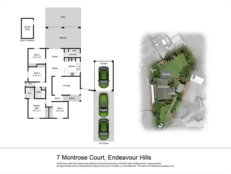Floorplan of Homely house listing, 7 Montrose Court, Endeavour Hills VIC 3802