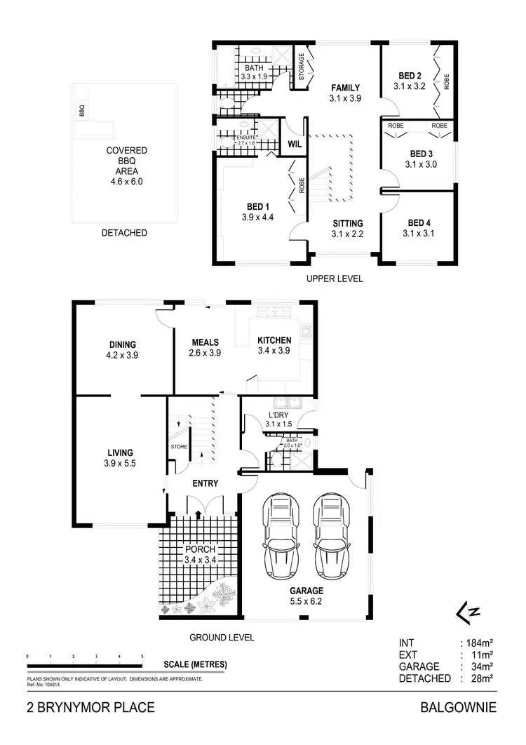 Floorplan of Homely house listing, 2 Brynymor Place, Balgownie NSW 2519