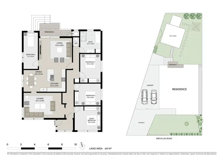 Floorplan of Homely house listing, 1034 Grevillea Road, Wendouree VIC 3355