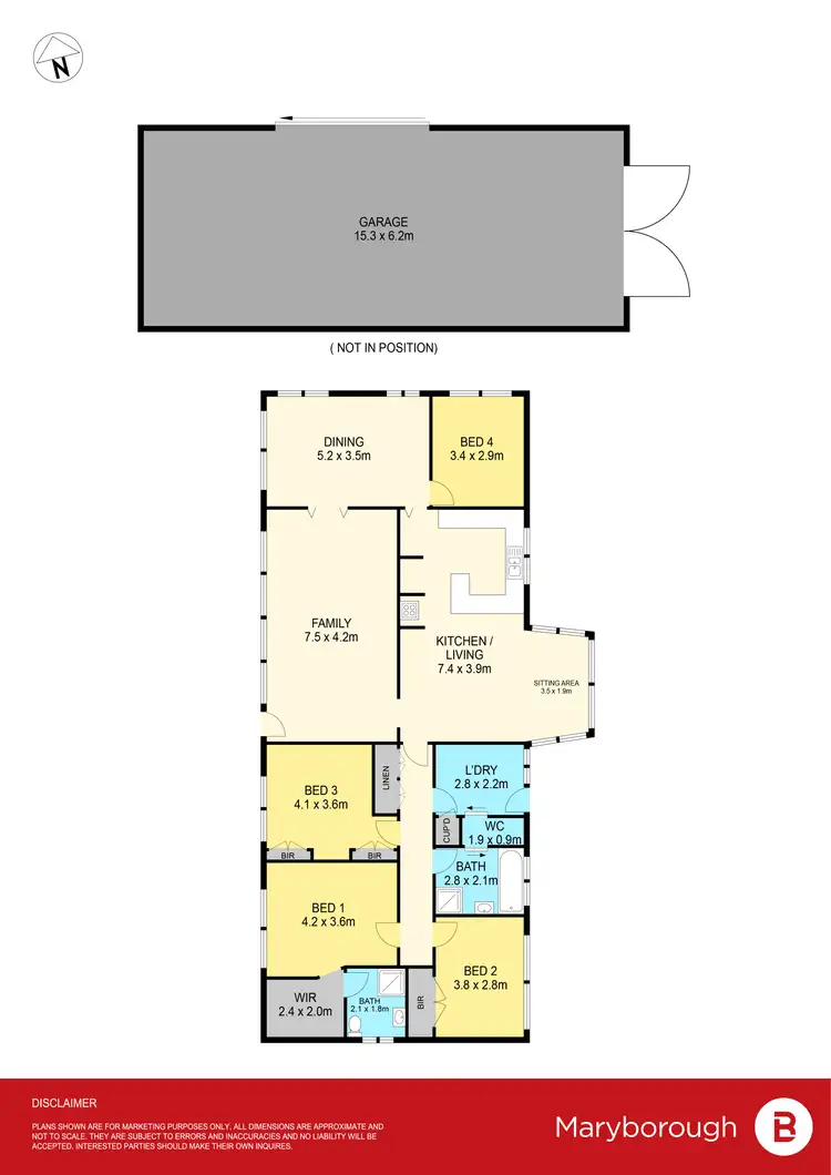 Floorplan of Homely house listing, 1415 Mccallum Creek Road, Red Lion VIC 3371