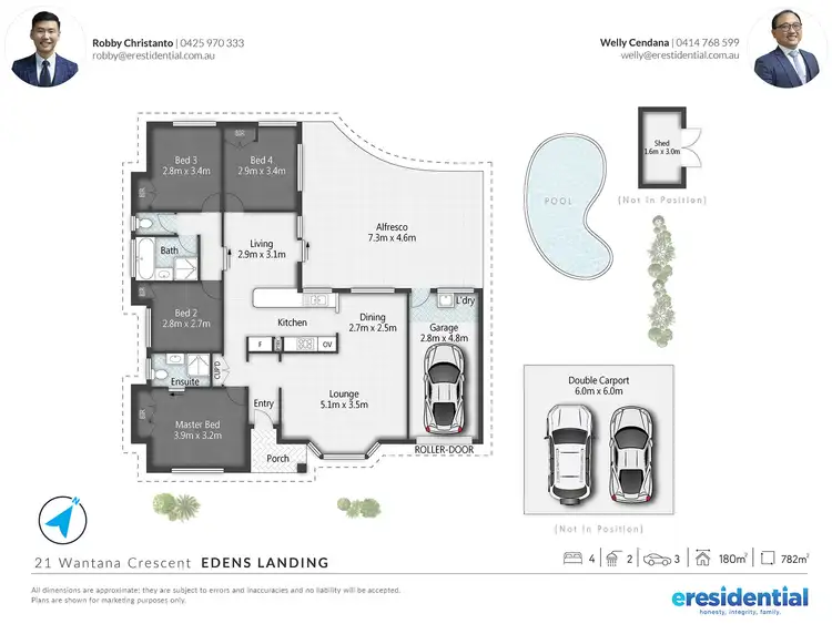 Floorplan of Homely house listing, 21 Wantana Crescent, Edens Landing QLD 4207