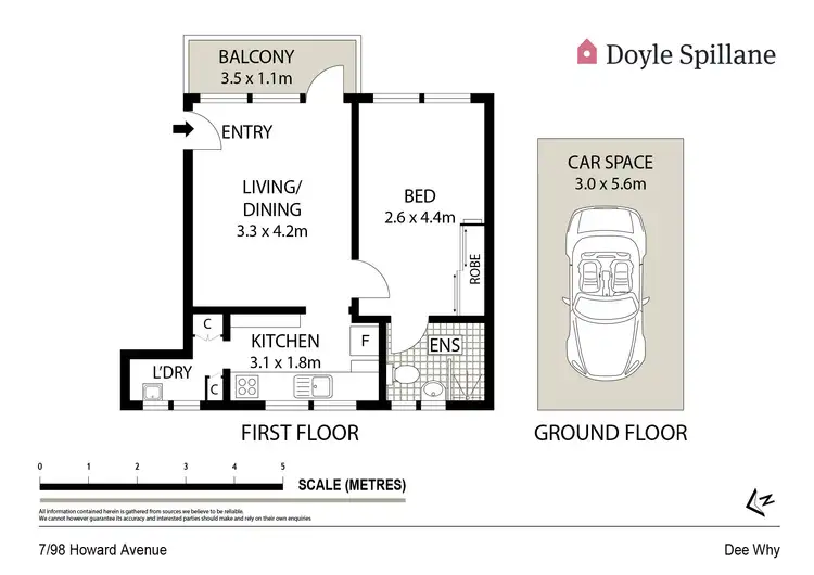 Floorplan of Homely apartment listing, 7/98 Howard Avenue, Dee Why NSW 2099
