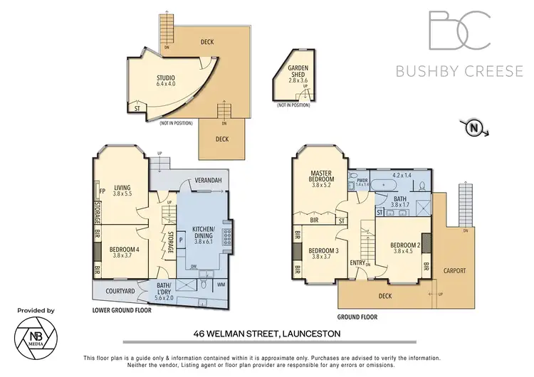 Floorplan of Homely house listing, 46 Welman Street, Launceston TAS 7250