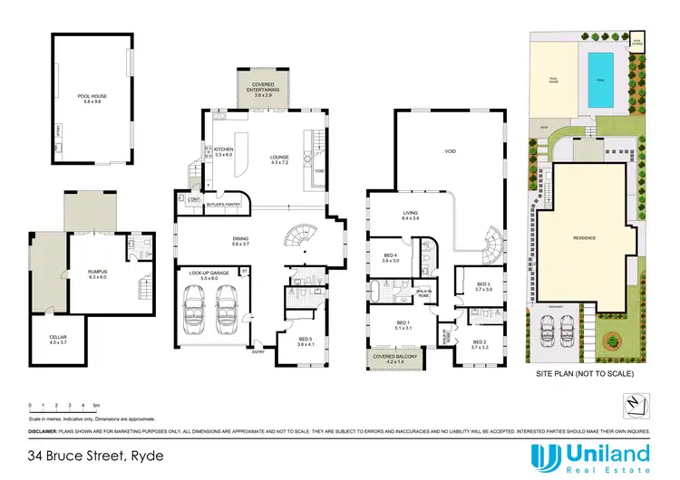 Floorplan of Homely house listing, 34 Bruce Street, Ryde NSW 2112