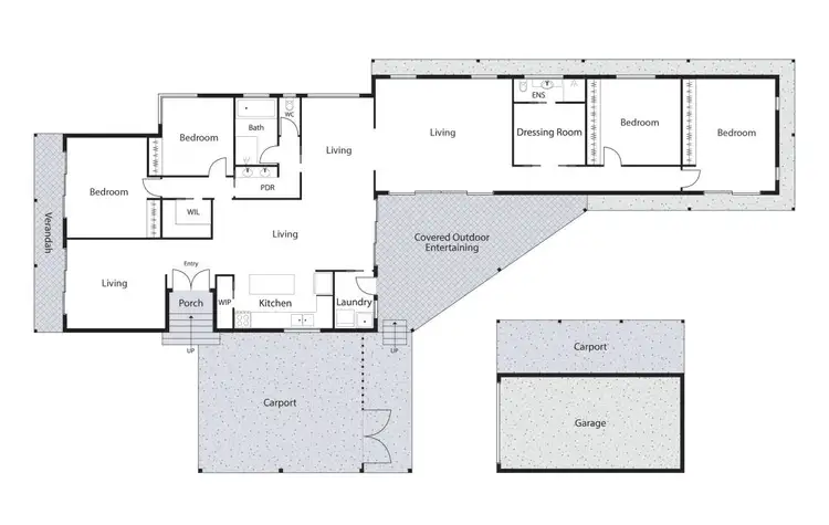 Floorplan of Homely house listing, 4 Robertson Street, Curtin ACT 2605