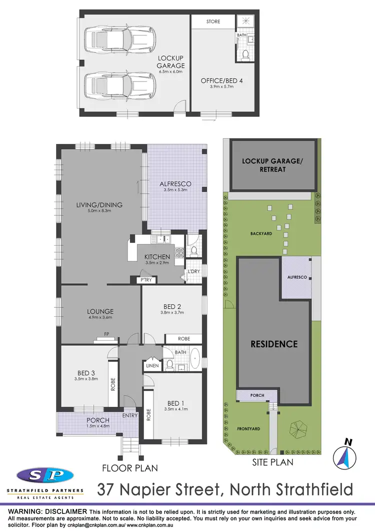 Floorplan of Homely house listing, 37 Napier Street, North Strathfield NSW 2137