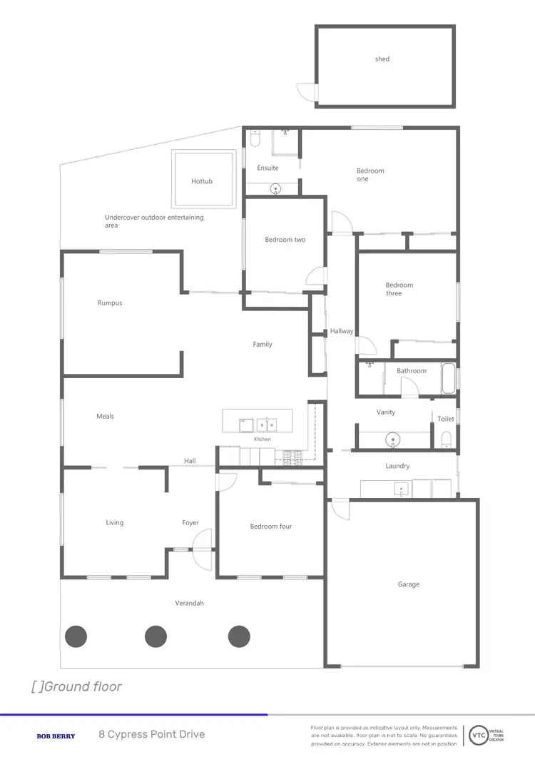 Floorplan of Homely house listing, 8 Cypress Point Drive, Dubbo NSW 2830