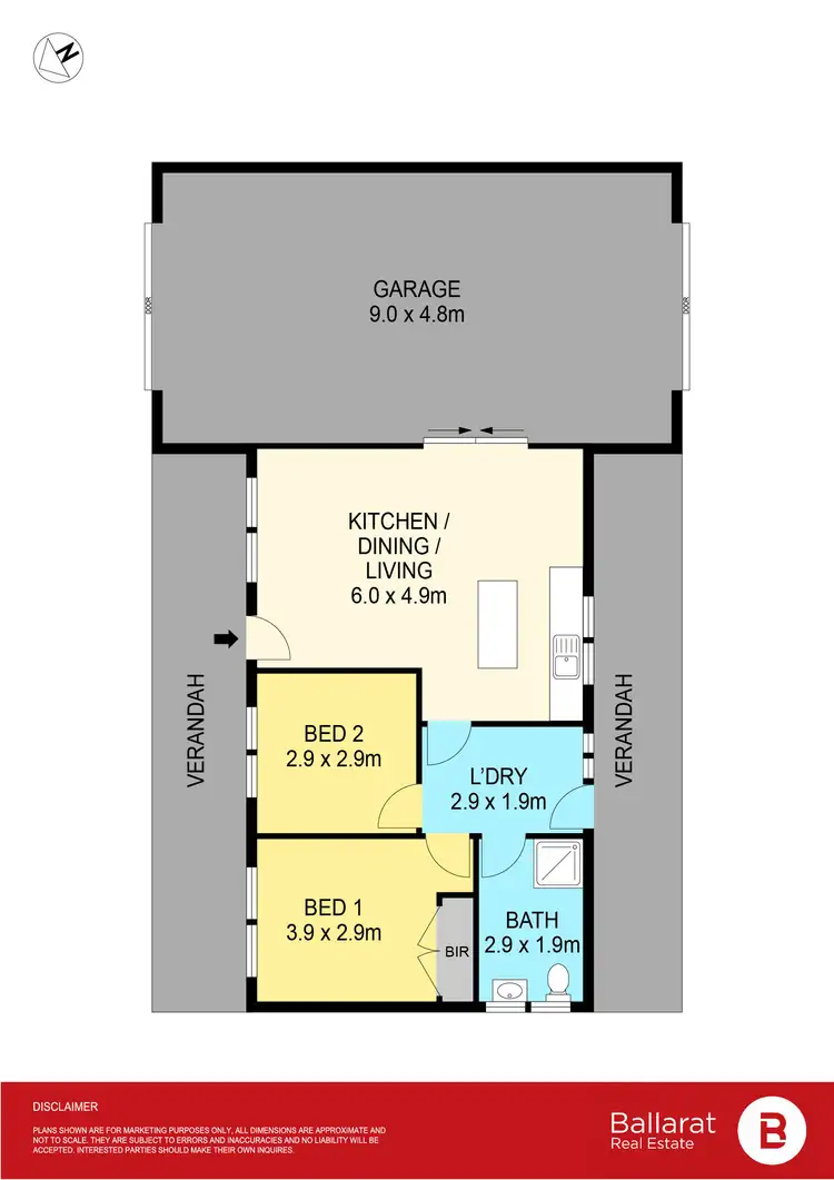 Floorplan of Homely house listing, 18 Jory Street, Creswick VIC 3363