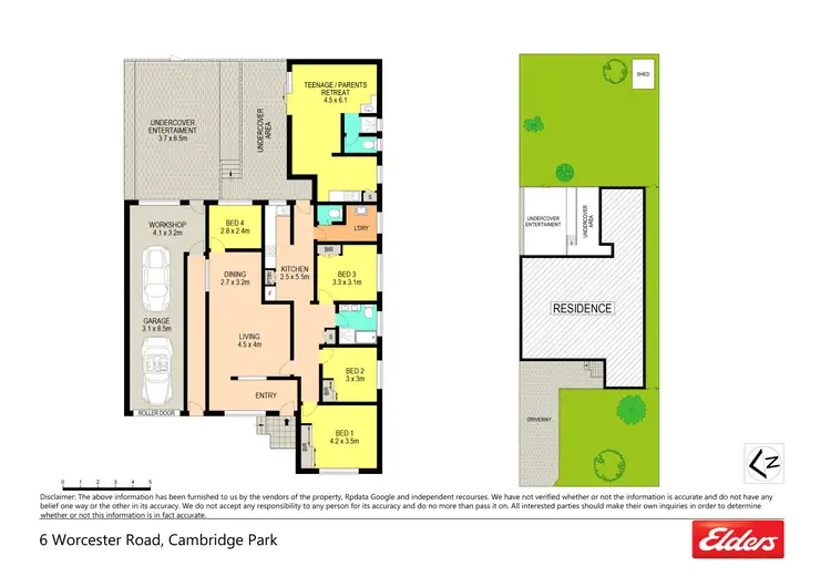 Floorplan of Homely house listing, 6 Worcester Road, Cambridge Park NSW 2747