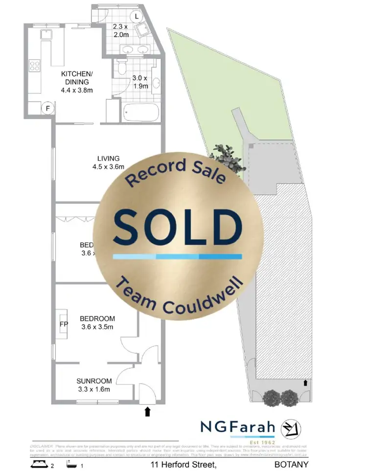 Floorplan of Homely house listing, 11 Herford Street, Botany NSW 2019