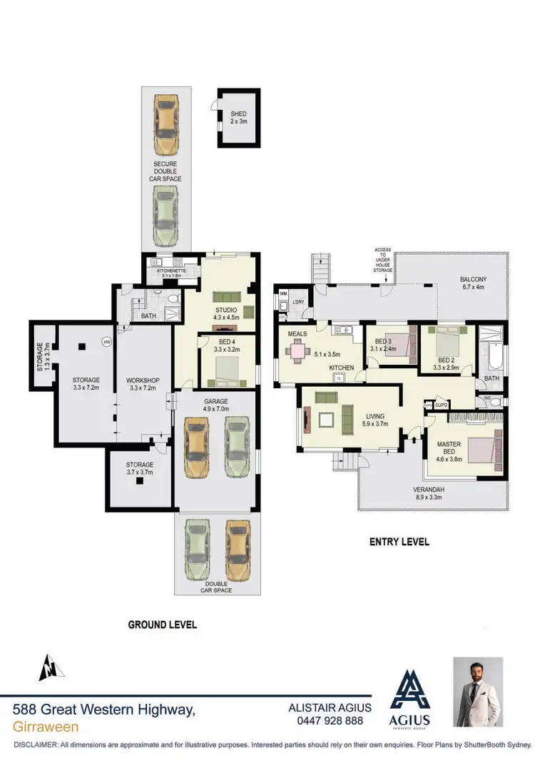 Floorplan of Homely house listing, 588 Great Western Highway, Girraween NSW 2145