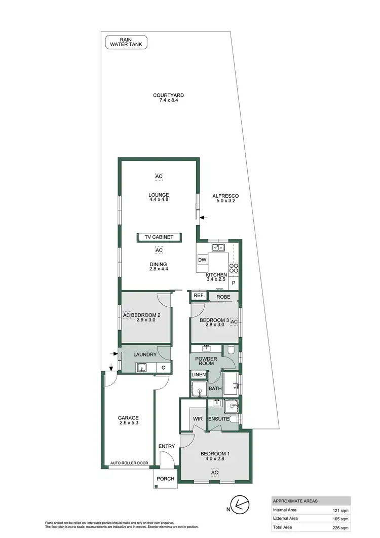 Floorplan of Homely house listing, 36 Trowbridge Avenue, Mitchell Park SA 5043