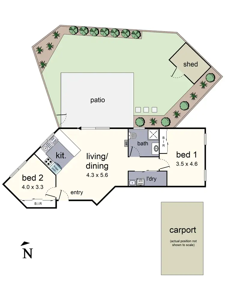Floorplan of Homely unit listing, 41 White Close, Lilydale VIC 3140
