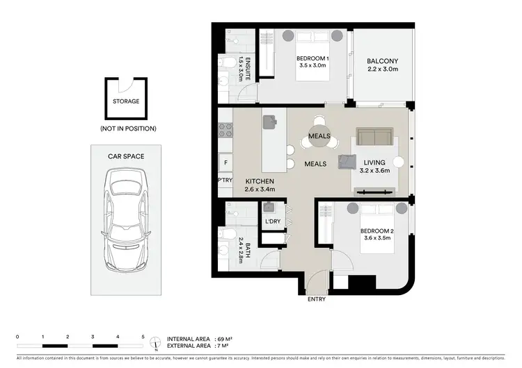 Floorplan of Homely apartment listing, 901/6 Joseph Road, Footscray VIC 3011