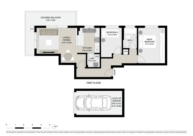 Floorplan of Homely apartment listing, 5/82 Pacific Parade, Dee Why NSW 2099