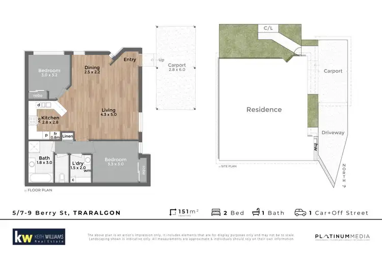 Floorplan of Homely unit listing, 5/7-9 Berry Street, Traralgon VIC 3844