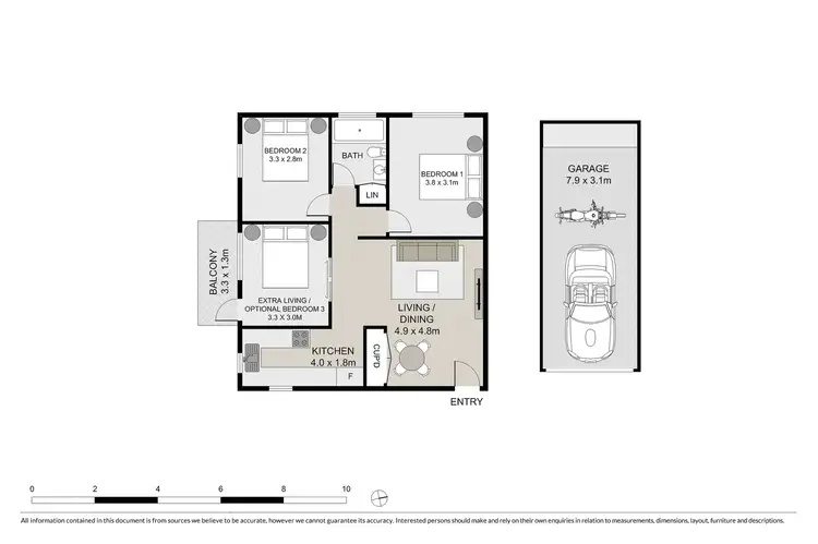 Floorplan of Homely apartment listing, 2/822 Victoria Road, Ryde NSW 2112