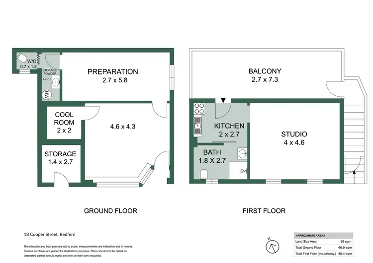 Floorplan of Homely house listing, 18 Cooper Street, Redfern NSW 2016