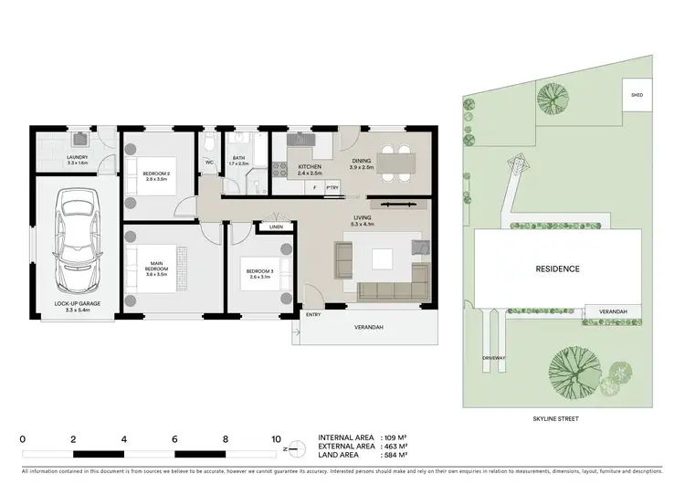 Floorplan of Homely house listing, 3 Skyline Street, Gorokan NSW 2263