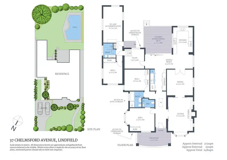 Floorplan of Homely house listing, 37 Chelmsford Avenue, Lindfield NSW 2070