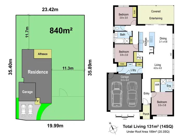 Floorplan of Homely house listing, 25 Sweetwater Place, Moe VIC 3825