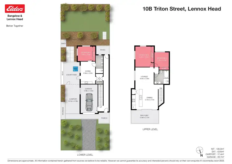 Floorplan of Homely semi-detached listing, 10B Triton Street, Lennox Head NSW 2478