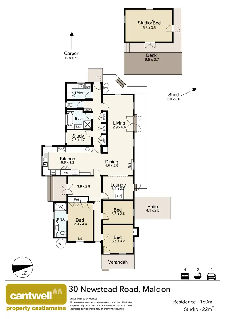Floorplan of Homely house listing, 30 Newstead Road, Maldon VIC 3463