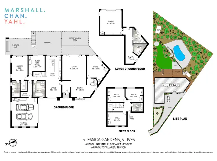 Floorplan of Homely house listing, 5 Jessica Gardens, St Ives NSW 2075