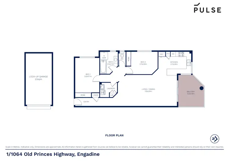 Floorplan of Homely apartment listing, 1/1064-1070 Old Princes Highway, Engadine NSW 2233