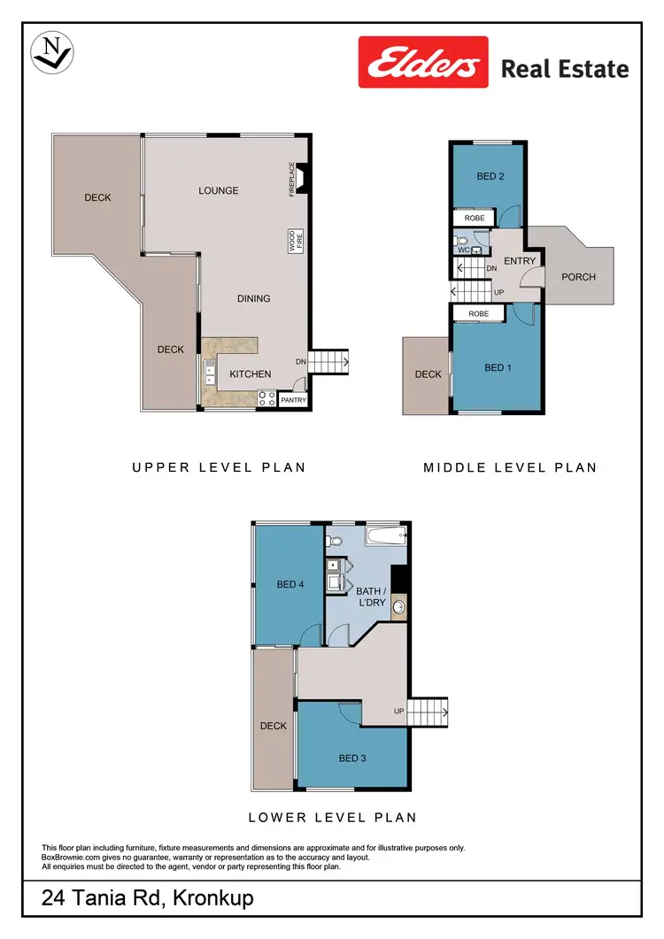 Floorplan of Homely house listing, 24 Tania Road, Kronkup WA 6330