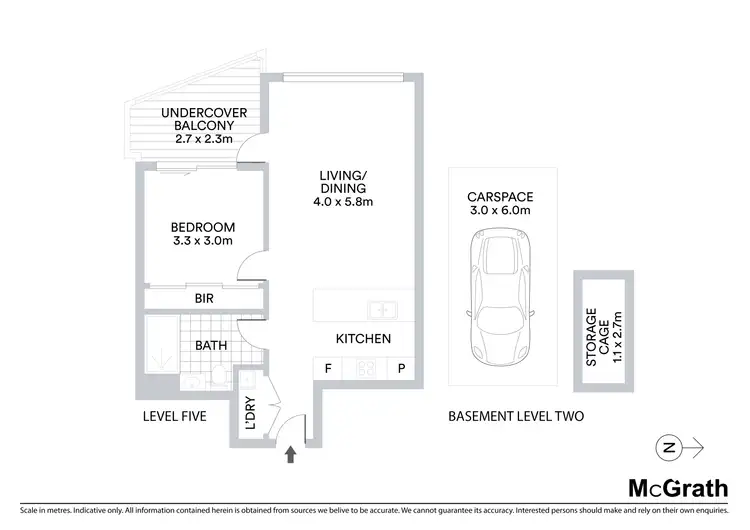 Floorplan of Homely apartment listing, 507/3 Pretoria Parade, Hornsby NSW 2077