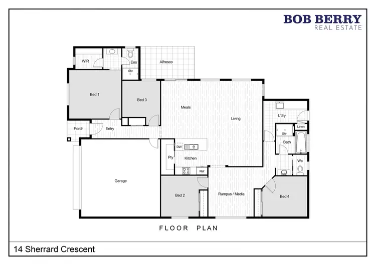 Floorplan of Homely house listing, 14 Sherrard Crescent, Dubbo NSW 2830