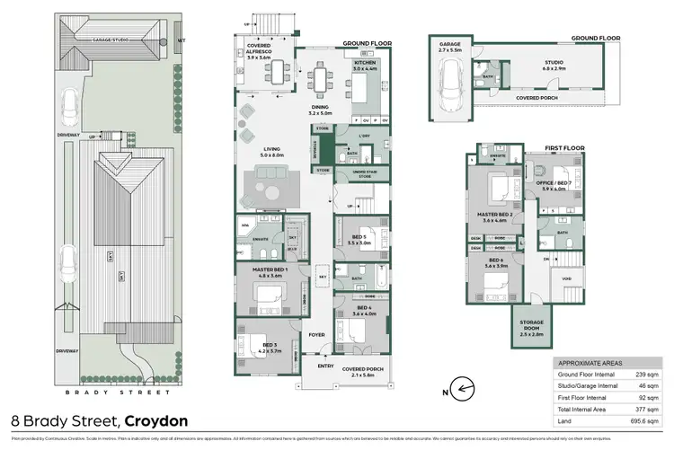 Floorplan of Homely house listing, 8 Brady Street, Croydon NSW 2132