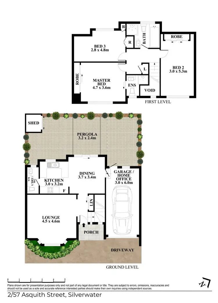 Floorplan of Homely townhouse listing, 2/57-59 Asquith Street, Silverwater NSW 2128