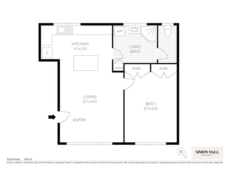Floorplan of Homely apartment listing, 5/131 Brooks Street, Bar Beach NSW 2300