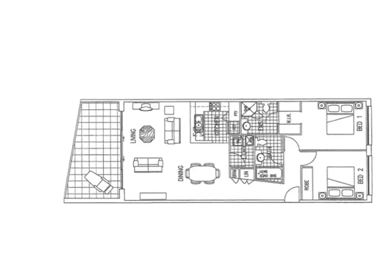 Floorplan of Homely unit listing, 74/885 David Low Way, Marcoola QLD 4564