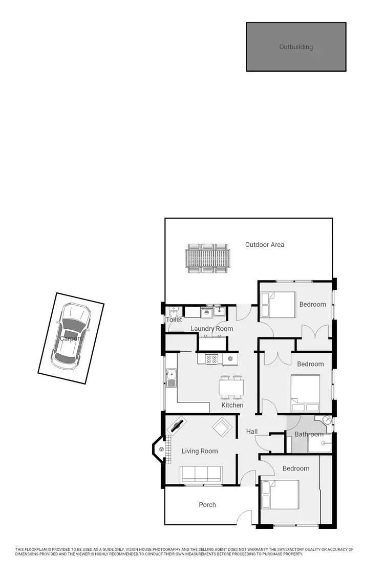 Floorplan of Homely house listing, 20 Tecoma Street, Red Cliffs VIC 3496
