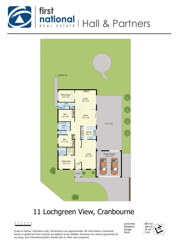 Floorplan of Homely house listing, 11 Lochgreen View, Cranbourne VIC 3977