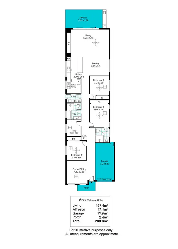 Floorplan of Homely house listing, 3A Errington Street, North Plympton SA 5037