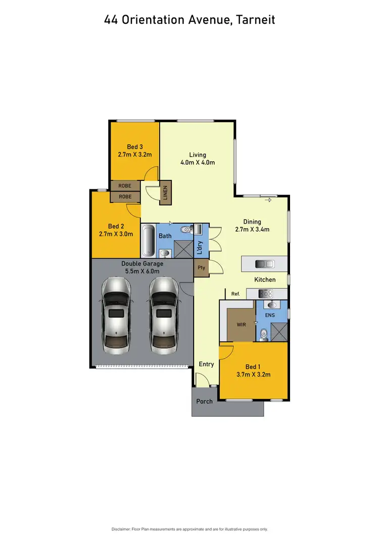 Floorplan of Homely house listing, 44 Orientation Avenue, Tarneit VIC 3029